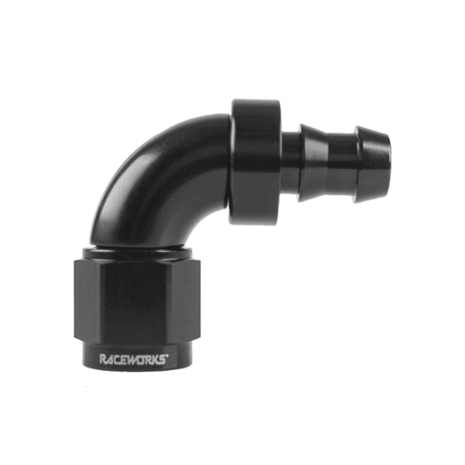 Raceworks -10 Pushlock 90° Hose end - Tuna Racing
