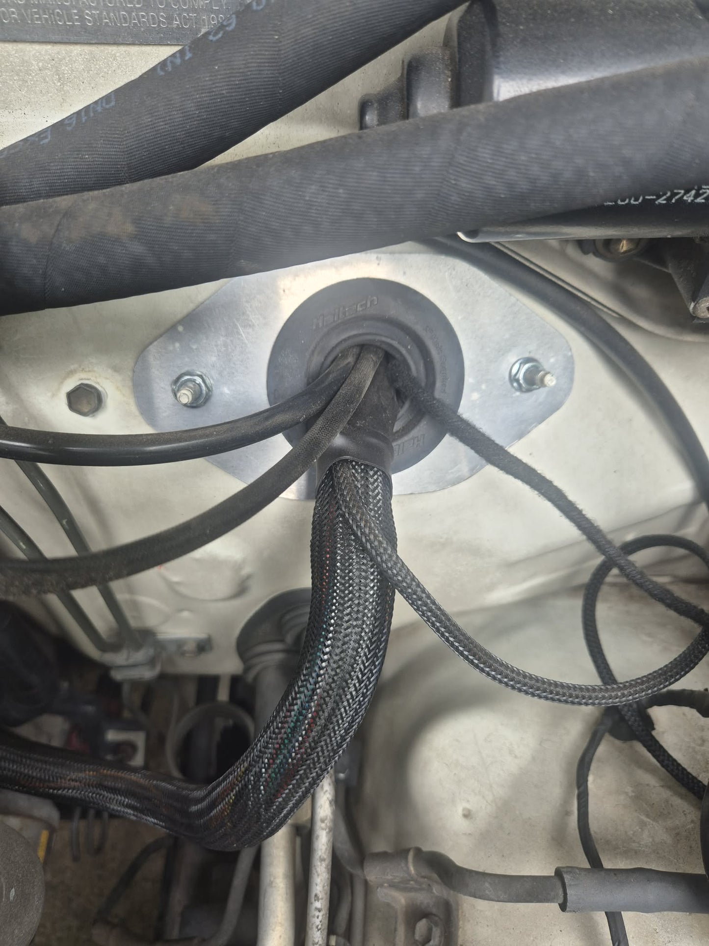 Toyota Hilux Wiring plate - Tuna Racing