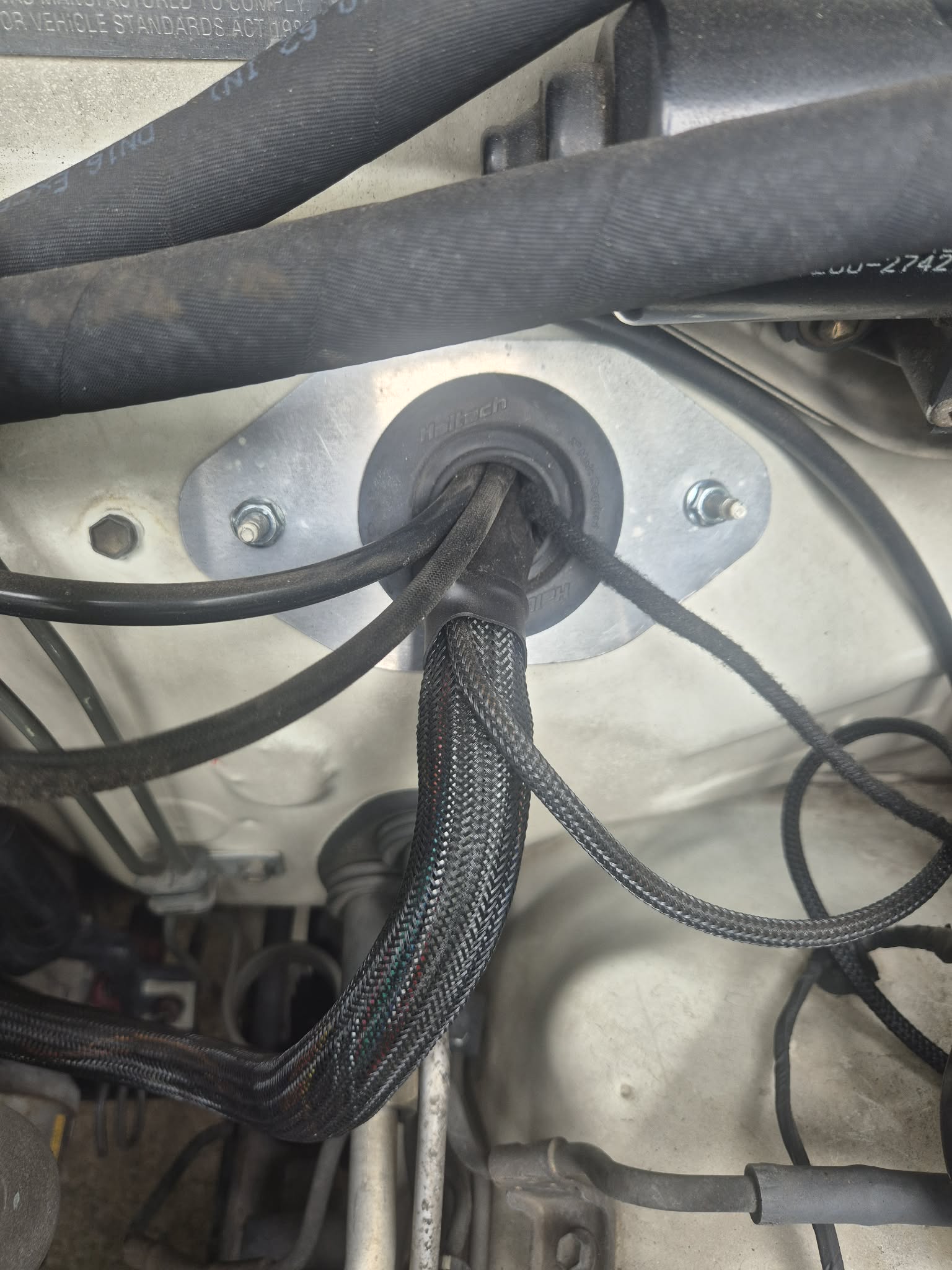 Toyota Hilux Wiring plate - Tuna Racing